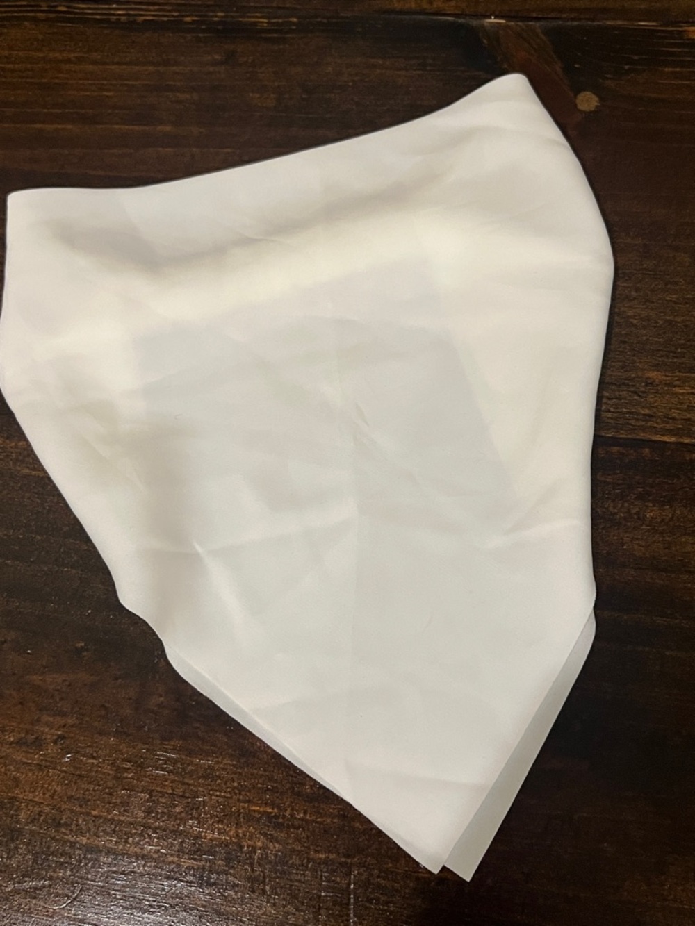 White Scarf Headband